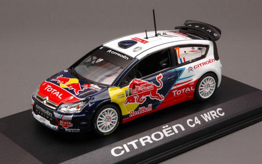 MODELLINO IN SCALA COMPATIBILE CON CITROEN C 4 N.7 PORTUGAL RALLY 2010 OGIER 1:43 NOREV NV155434