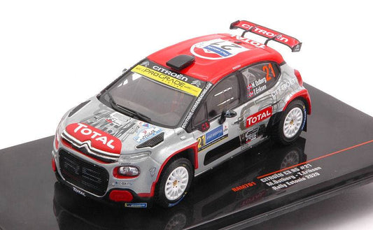 SCALE MODEL COMPATIBLE WITH CITROEN C3 R5 N.21 WRC RALLY ESTONIA 2020 OSTBERG-ERIKSEN 1:43 IXO MODEL RAM761