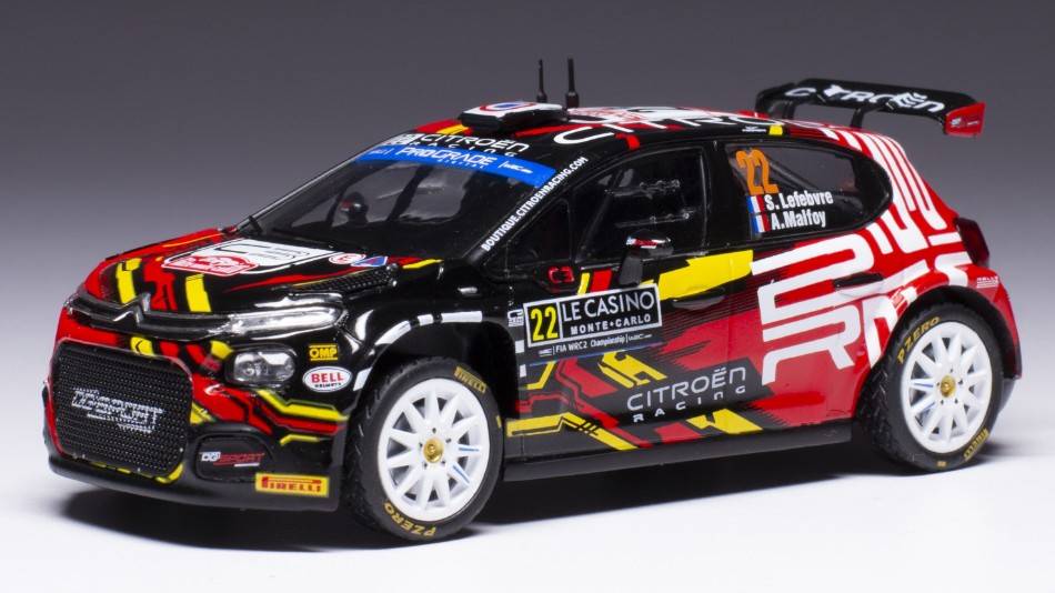 MODELLINO IN SCALA COMPATIBILE CON CITROEN C3 WRC2 N.24 RALLY MONTE CARLO 2023
LEFEBVRE/MALFOY 1:43 IXO MODEL RAM888