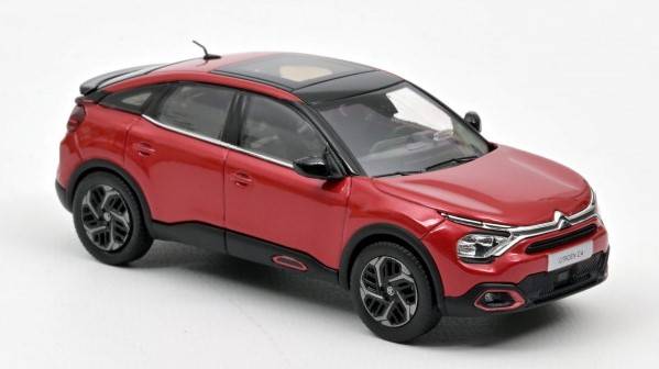 MODELLINO IN SCALA COMPATIBILE CON CITROEN C4 2020 RED 1:43 NOREV NV155448 MODEL