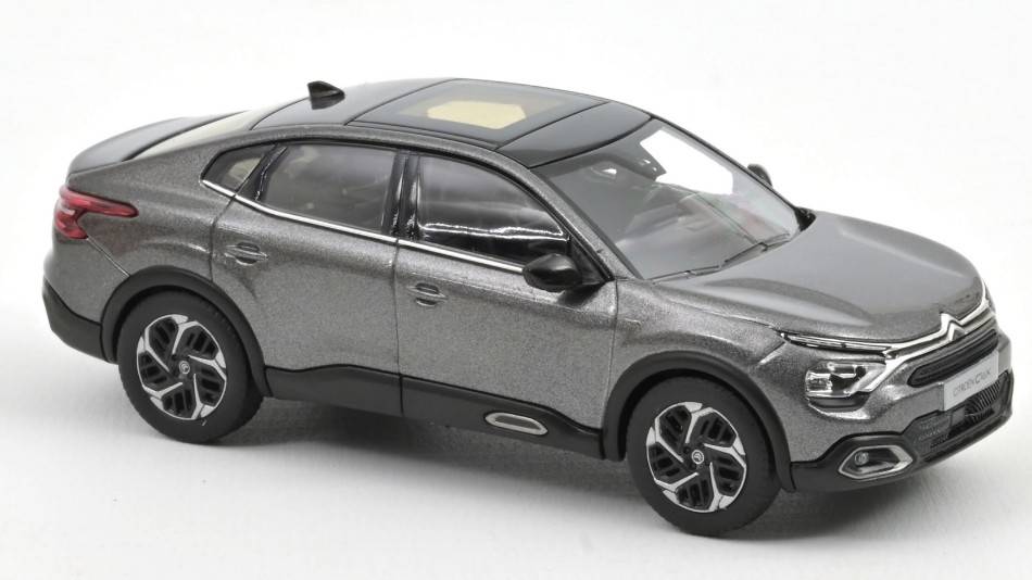 MODELLINO IN SCALA COMPATIBILE CON CITROEN C4 X 2023 PLATINUM GREY 1:43 NOREV NV155481