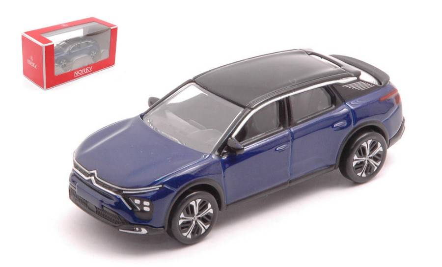 MODELE REDUIT COMPATIBLE AVEC CITROEN C5X 2021 BLEU 1:64 NOREV NV310927