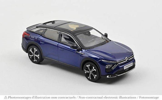 MODELLINO IN SCALA COMPATIBILE CON CITROEN C5X 2021 MAGNETIQUE BLUE 1:43 NOREV NV155572