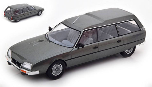 MODELLINO IN SCALA COMPATIBILE CON CITROEN CX BREAK 1975 METALLIC GREY 1:18 MODELCARGROUP MCG18293
