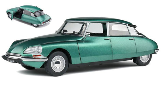 MODELLINO IN SCALA COMPATIBILE CON CITROEN D SPECIAL 1676 GREEN 1:18 SOLIDO SL1800709