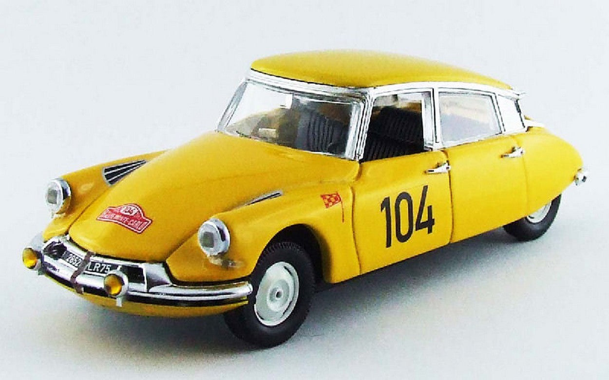 MODELLINO IN SCALA COMPATIBILE CON CITROEN DS 19 107th MONTE CARLO 1962 MAUREL-COURBE 1:43 RIO RI4450