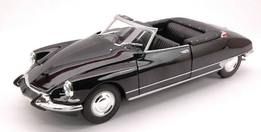 SCALE MODEL COMPATIBLE WITH CITROEN DS 19 1956 CABRIO BLACK 1:24 WELLY WE2406