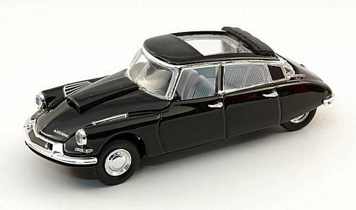 MODELLINO IN SCALA COMPATIBILE CON CITROEN DS 19 1960 BLACK 1:43 RIO RI4113