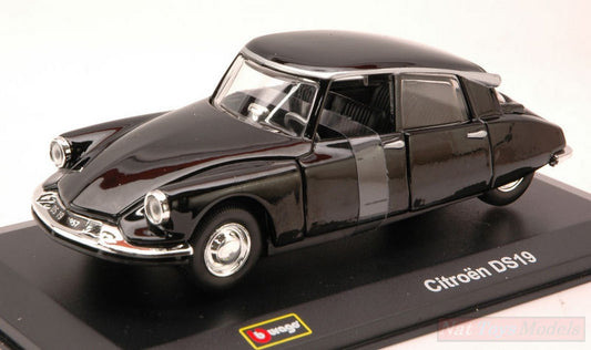 SCALE MODEL COMPATIBLE WITH CITROEN DS 19 BLACK 1:32 BURAGO BU43210F