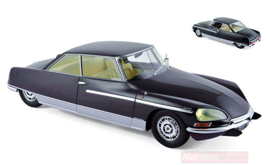 MODELLINO IN SCALA COMPATIBILE CON CITROEN DS 21 CHAPRON LE LEMAN 1968 NIGHT BLUE (LUCI FUNZ.) 1:18 NOREV MET18004A
