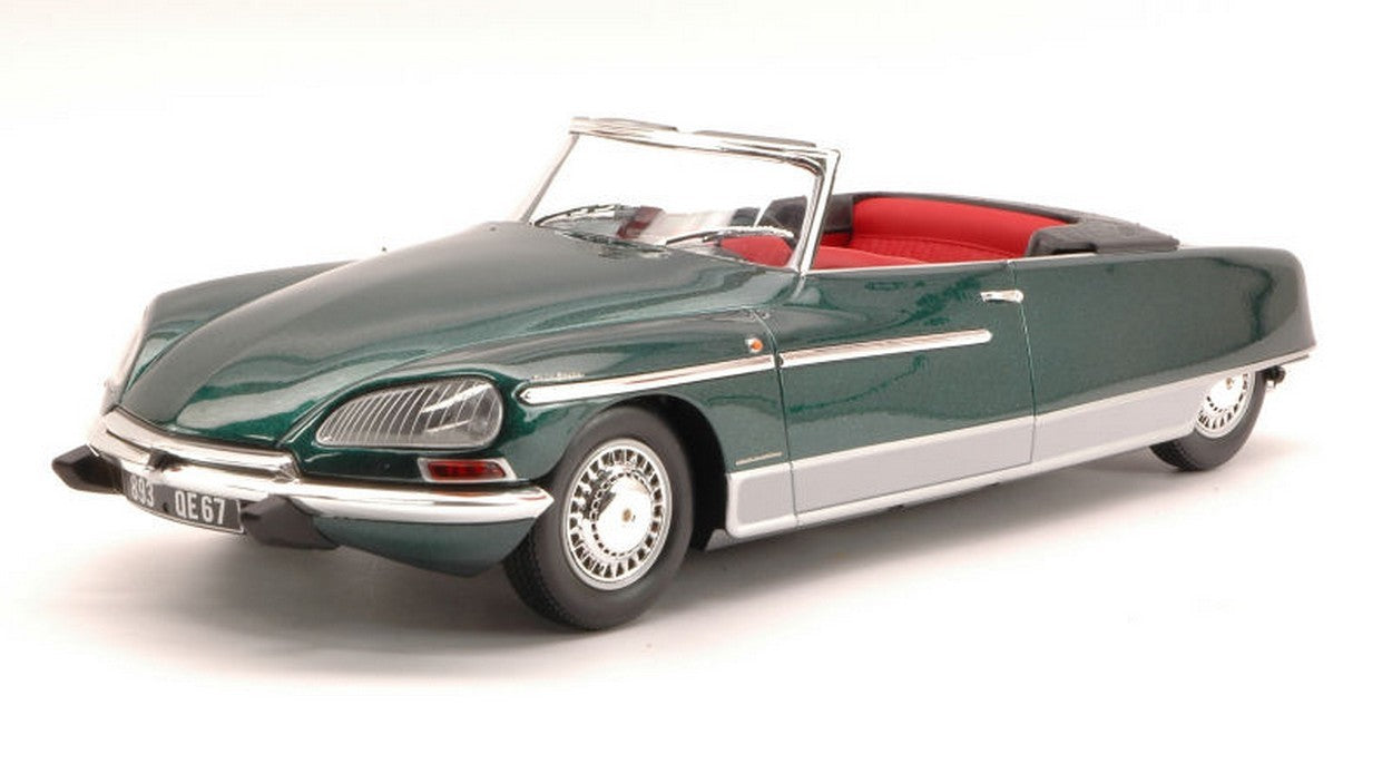 Norev Citroen Ds21 Le Leman 1968 1:18 Ivory Green Met