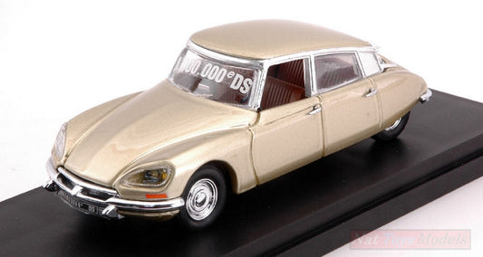 SCALE MODEL COMPATIBLE WITH CITROEN DS 21 N.1,000,000 1969 GOLD 1:43 RIO RI4586