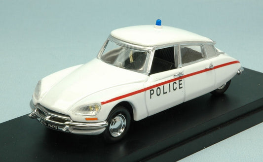 SCALE MODEL COMPATIBLE WITH CITROEN DS 21 PARIS POLICE 1968 1:43 RIO RI4522