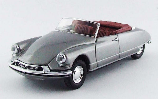 MODELLINO IN SCALA COMPATIBILE CON CITROEN DS CABRIO 1961 SILVER 1:43 RIO RI4481