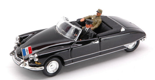 SCALE MODEL COMPATIBLE WITH CITROEN DS GENERAL DE GAULLE 1959 1:43 RIO RI4212P