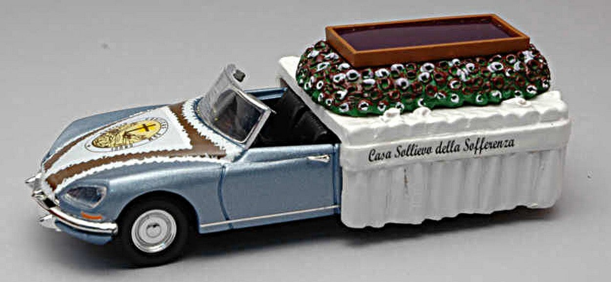 SCALE MODEL COMPATIBLE WITH CITROEN DS SPECIAL FUNERALE PADRE PIO 1968 Lim.pcs 500 1:43 RIO RI4193
