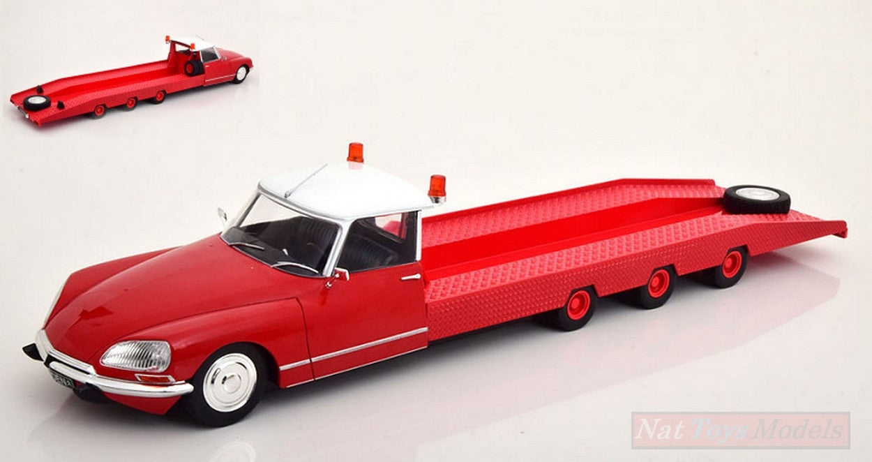 SCALE MODEL COMPATIBLE WITH CITROEN DS TISSIER PLATEAU DOORS AUTO RED 1:18 CMR CLASSIC MODEL REPLICARS CMR139