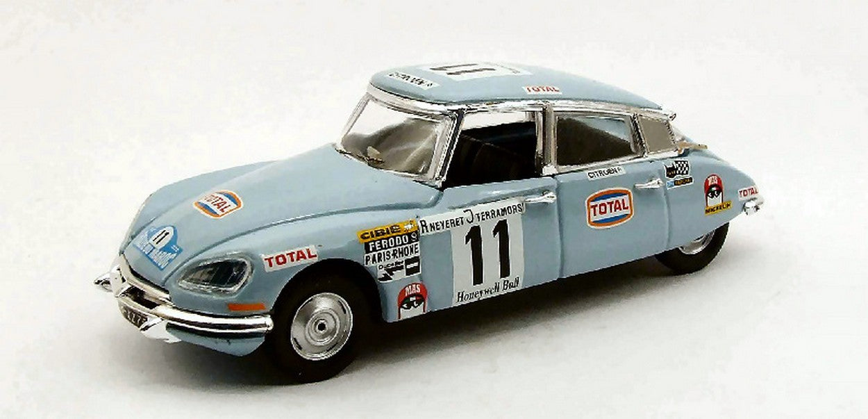 SCALE MODEL COMPATIBLE WITH CITROEN DS21 N.11 2nd RALLY OF MOROCCO 1972 NEIRET/TERRAMORSI 1:43 RIO RI4336