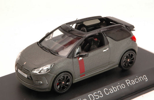 MODELE REDUIT COMPATIBLE AVEC CITROEN DS3 CABRIO RACING 2014 GUN GREY 1:43 NOREV NV155295