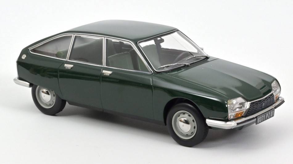 MODELLINO IN SCALA COMPATIBILE CON CITROEN GS CLUB 1972 GREEN 1:18 NOREV NV181665