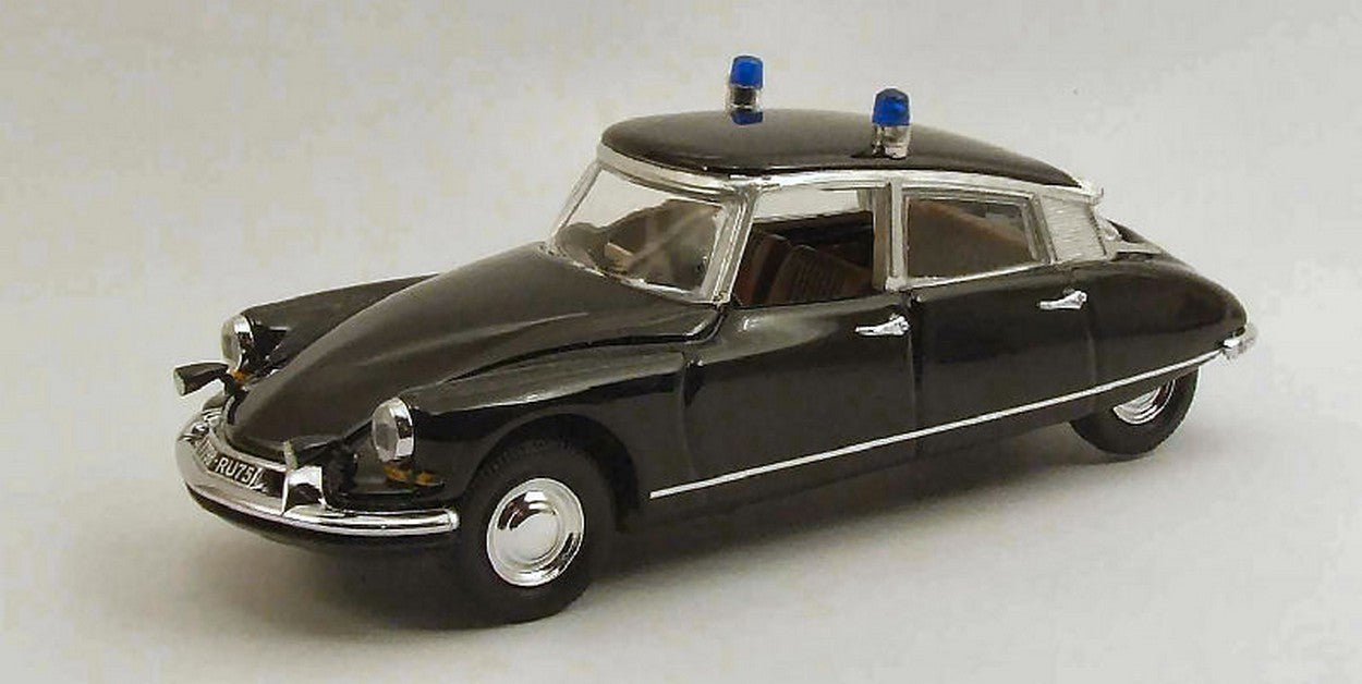 SCALE MODEL COMPATIBLE WITH CITROEN ID 19 1968 POLICE PREFECTURE OF PARIS 1:43 RIO RI4379