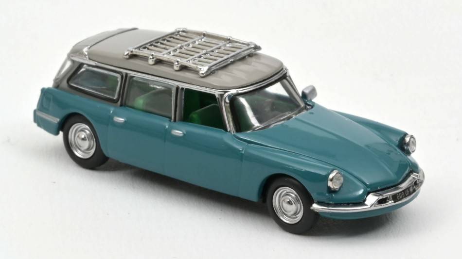 MODELLINO IN SCALA COMPATIBILE CON CITROEN ID BREAK 1960 MELEZE GREEN 1:87 NOREV NV155059