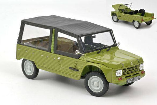 MODELLINO IN SCALA COMPATIBILE CON CITROEN MEHARI 1983 MONTANA GREEN 1:18 NOREV NV181655