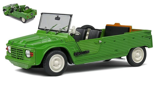 MODELLINO IN SCALA COMPATIBILE CON CITROEN MEHARI MK.1 1970 MONTANA GREEN 1:18 SOLIDO SL1808202