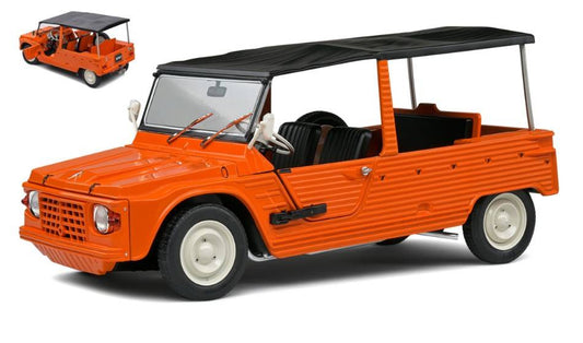 MODELLINO IN SCALA COMPATIBILE CON CITROEN MEHARI MK.1 1970 ORANGE KIRGHIZ 1:18 SOLIDO SL1808201
