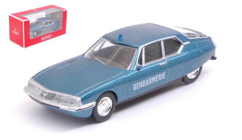 SCALE MODEL COMPATIBLE WITH CITROEN SM 1971 "GENDARMERIE" 1:64 NOREV NV310704