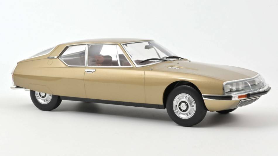SCALE MODEL COMPATIBLE WITH CITROEN SM 1971 SABLE METALLIC 1:12 NOREV NV121700