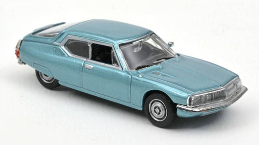 MODELLINO IN SCALA COMPATIBILE CON CITROEN SM 1972 BLUE METALLIC 1:87 NOREV NV158513