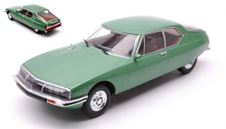 SCALE MODEL COMPATIBLE WITH CITROEN SM MET.LIGHT GREEN 1:24 WHITEBOX WB124147