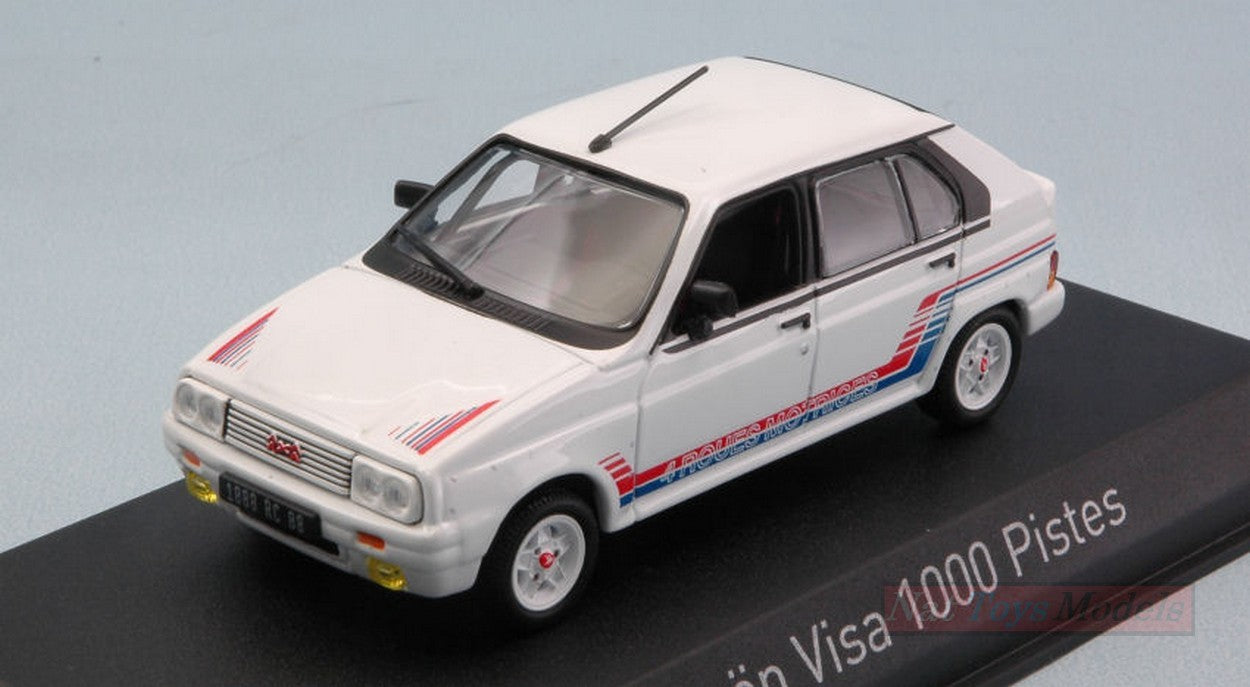 MODELLINO IN SCALA COMPATIBILE CON CITROEN VISA 1000 PISTES 1983 1:43 NOREV NV150941