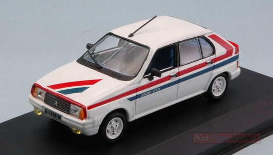 MODELE REDUIT COMPATIBLE AVEC CITROEN VISA II CHRONO 1982 BLANC/ROUGE/BLEU 1:43 NOREV NV150942
