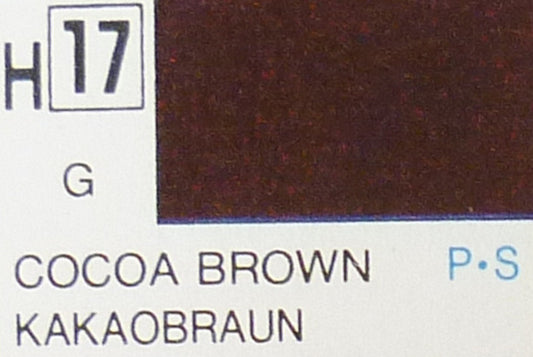 COLORI MODELLISMO COCOA BROWN GLOSS ml 10 Pz.6 GUNZE GU0017