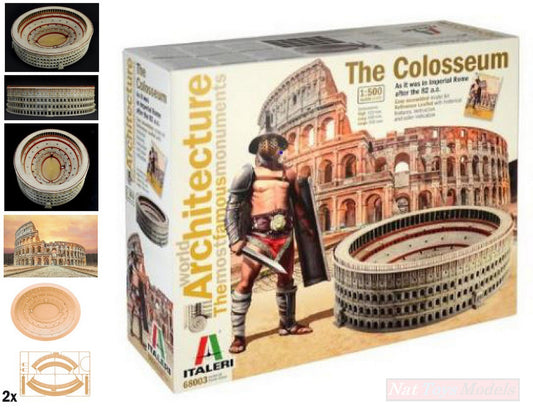 SCALE MODEL COMPATIBLE WITH COLOSSEUM 41x35x11 SCALE 1:500 ITALERI IT68003