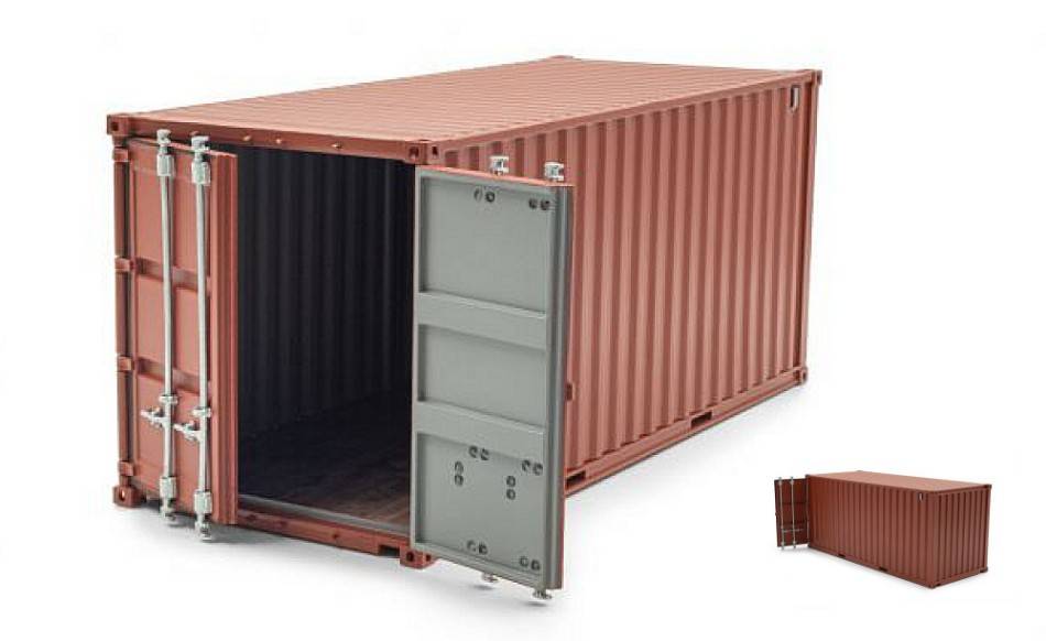 SCALE MODEL COMPATIBLE WITH 20 FEET TERRACOTTA CONTAINER 1:32 HOLLAND OTO HO1259