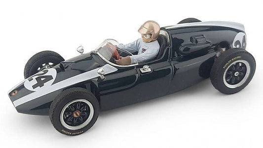 SCALE MODEL COMPATIBLE WITH COOPER J.BRABHAM 1959 N.24 WINNER MONACO GP WORLD CHAMPION + DRIVER 1:43 BRUMM BM0278CH