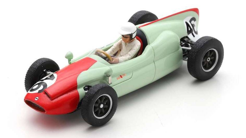 SCALE MODEL COMPATIBLE WITH COOPER T51 HENRY TAYLOR 1960 N.46 4th FRENCH GP 1:43 SPARK MODEL S8051