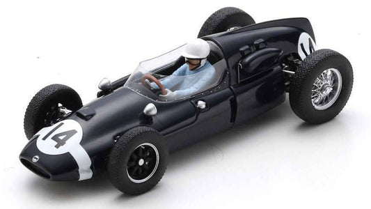 SCALE MODEL COMPATIBLE WITH COOPER T51 N.14 WINNER ITALIAN GP 1959 STIRLING MOSS 1:43 SPARK MODEL S8041