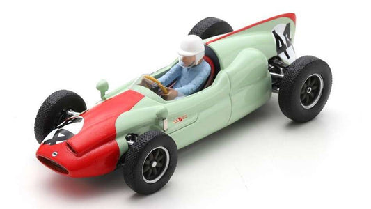 SCALE MODEL COMPATIBLE WITH COOPER T51 N.44 2nd FRENCH GP 1960 OLIVIER GENDEBIEN 1:43 SPARK MODEL S8052