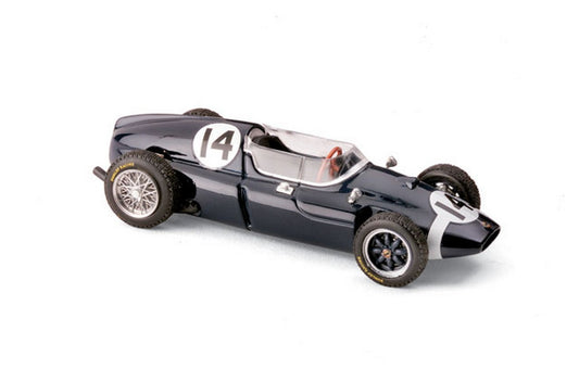 MODELLINO IN SCALA COMPATIBILE CON COOPER T51 STIRLING MOSS 1959 N.14 WINNER ITALY GP 1:43 BRUMM BM0279