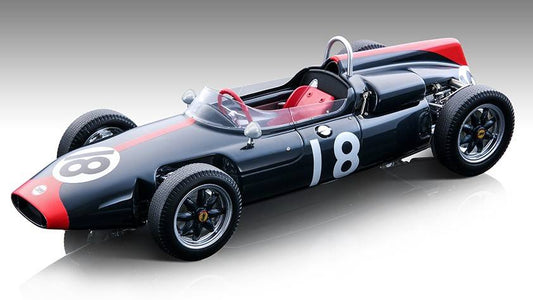 SCALE MODEL COMPATIBLE WITH COOPER T53 N.18 GERMAN GP 1961 J.SURTEES 1:18 TECNOMODEL TMD18275D