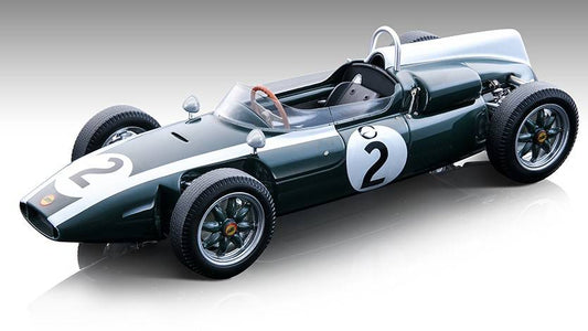 SCALE MODEL COMPATIBLE WITH COOPER T53 N.2 ENGLISH GP 1960 B.MCLAREN 1:18 TECNOMODEL TMD18275B