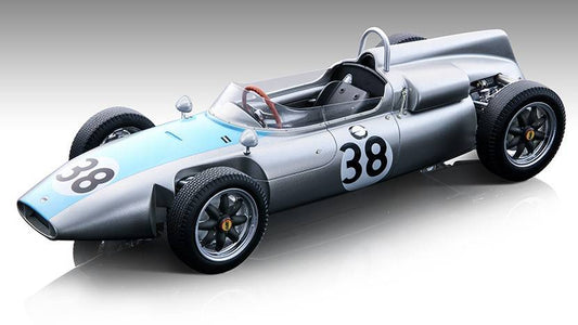 SCALE MODEL COMPATIBLE WITH COOPER T53 N.38 GERMAN GP 1961 B.COLLOMB 1:18 TECNOMODEL TMD18275C