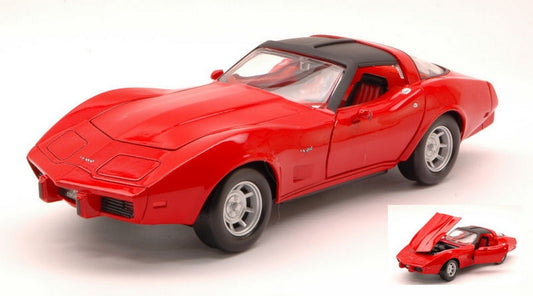 SCALE MODEL COMPATIBLE WITH CORVETTE 1979 RED 1:24 MOTORMAX MTM73244RD