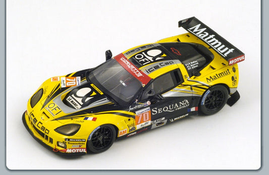 MODELLINO IN SCALA COMPATIBILE CON CORVETTE C6 ZR1 N.70 28th LM 2012 BELLOC-BOURRET-GIBON 1:43 SPARK MODEL S3736
