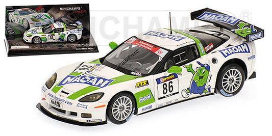 MODELE REDUIT COMPATIBLE AVEC CORVETTE Z06R GT3 CALLAWAY N.86 2010 1:43 MINICHAMPS PM437101486
