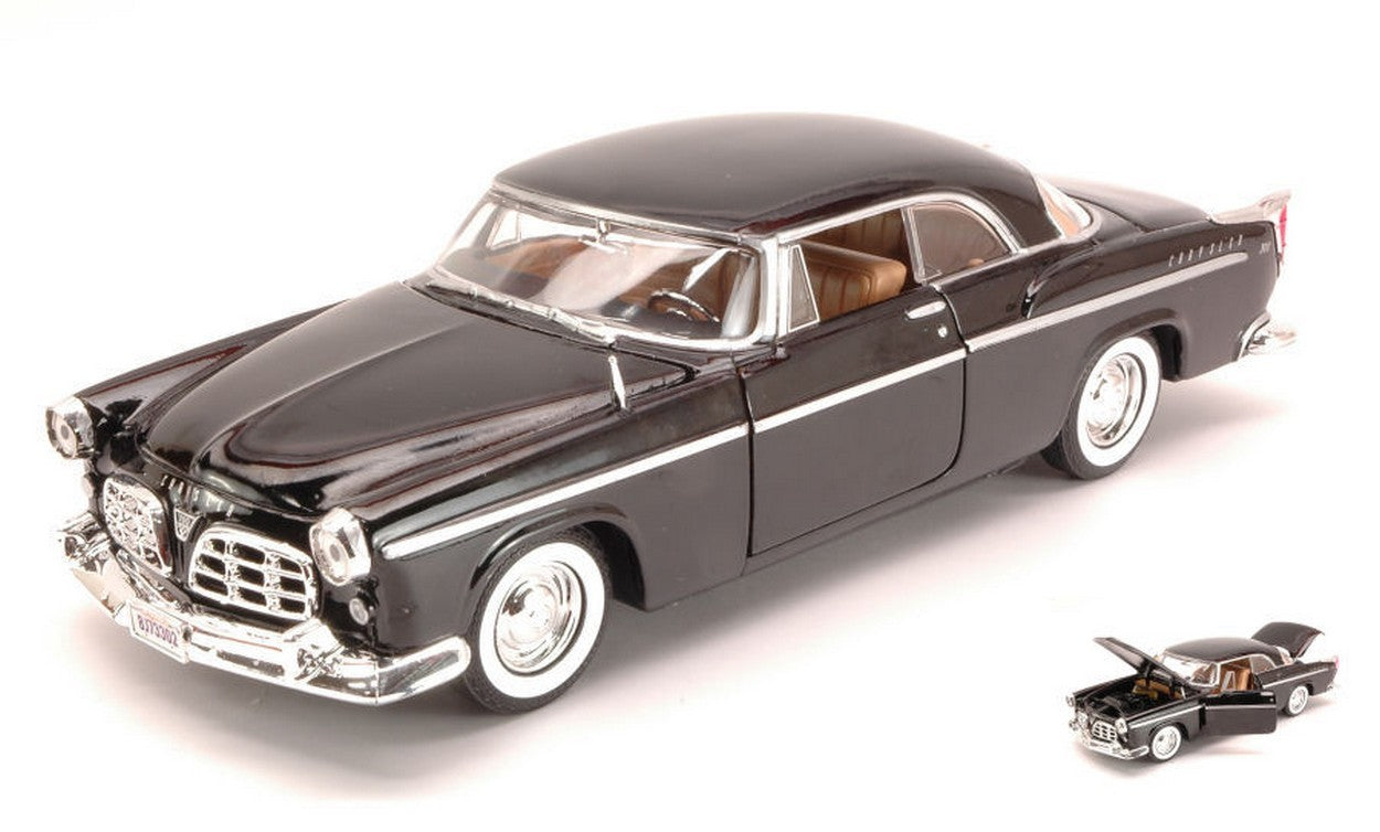 SCALE MODEL COMPATIBLE WITH CRYSLER C300 1955 BLACK 1:24 MOTORMAX MTM73302BK